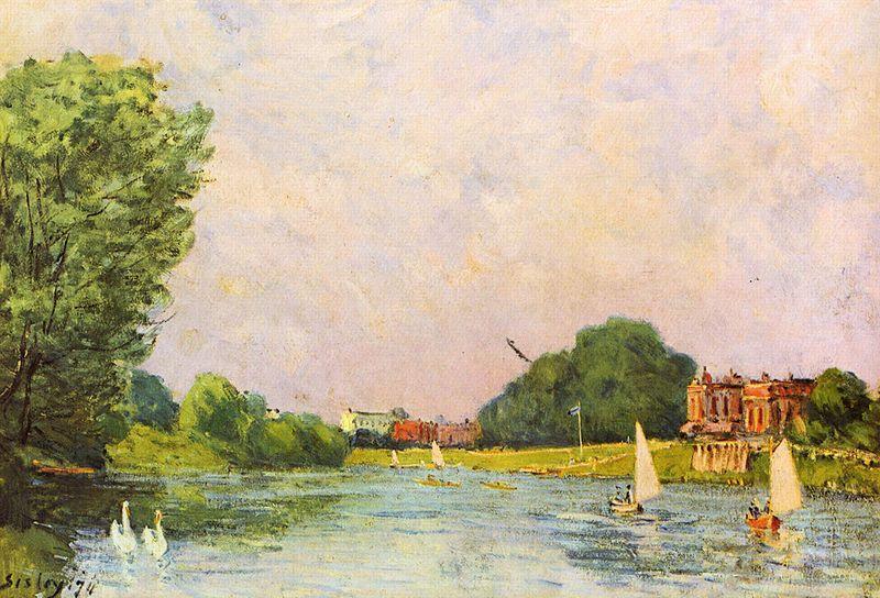 Alfred Sisley Themse bei Hampton Court China oil painting art